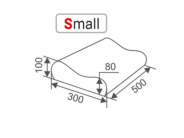 Ортопедическая подушка (SMALL).  N5